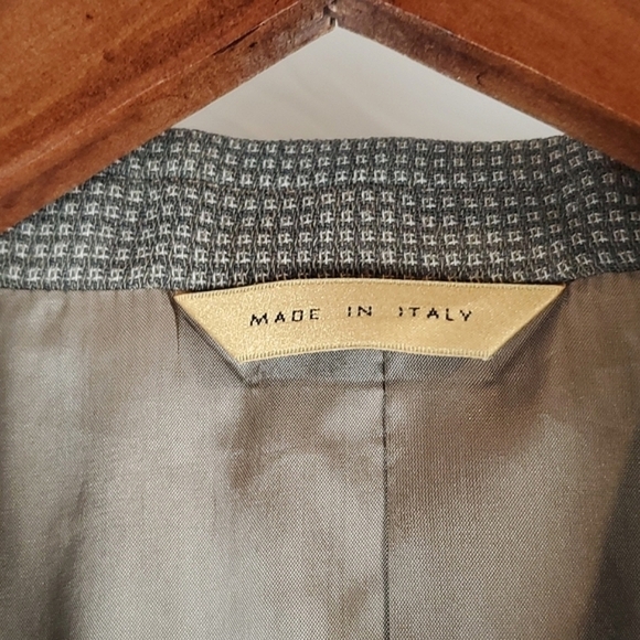 Vintage Donna Karan Signature‎ Green Blazer Jacket - Picture 4 of 9